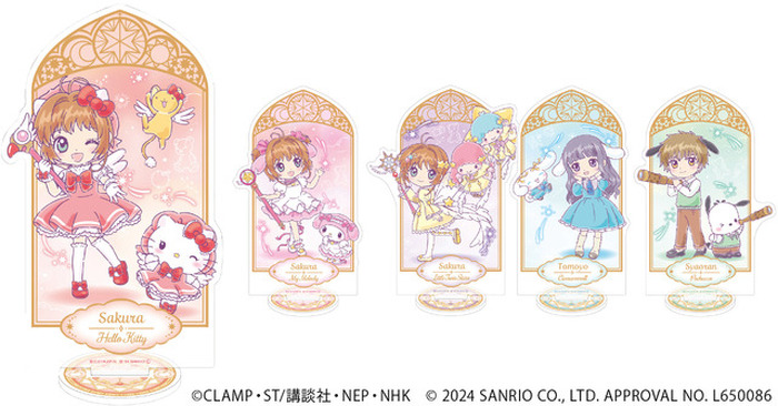 サンリオコラボ　サクラ　缶バッジ カードキャプターさくら」桜がマイメロたちとペアルック♪ サンリオ