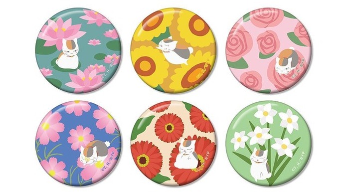 夏目友人帳」ニャンコ先生と季節の花をキュートにデザイン♪ 7月～12月