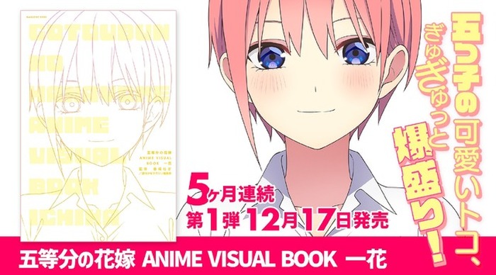 裁断済】五等分の花嫁 ANIME VISUAL BOOK 全5冊 五等分の花嫁春夏秋冬