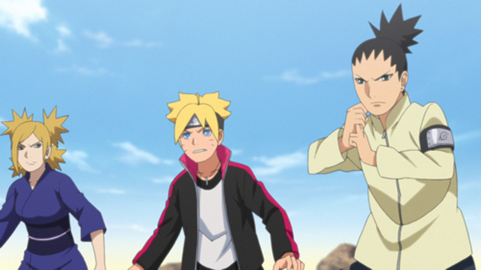 シンキ ボルトの応援にシカダイ テマリ母子が駆けつけるが Tvアニメ Boruto ボルト Naruto Next Generations 第123話あらすじ 先行カットが到着 9枚目の写真 画像 超 アニメディア