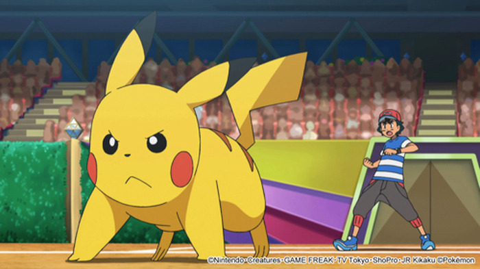 ポケモンリーグがついに決勝 サトシvsグラジオ 勝つのは ポケットモンスター サン ムーン グラジオ役の岡本信彦からコメント到着 4枚目の写真 画像 超 アニメディア