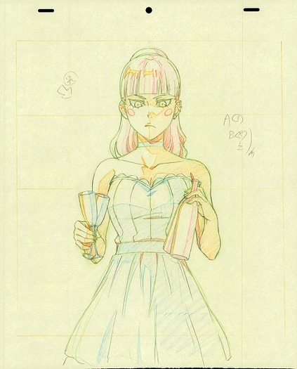 ドレス姿のリゼロッテ ラディアン 第２シリーズ第2話の原画を公開 超 アニメディア