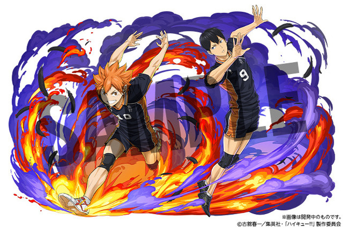ハイキュー」日向や影山、研磨、及川らをゲットしよう！「パズドラ」初