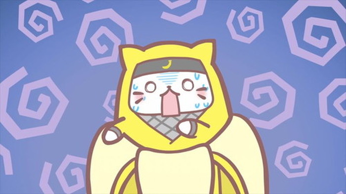 ニンジャ漫画の影響ですっかりニンジャ気分のばなにゃの前に現れたのは Tvアニメ ばなにゃ ふしぎななかまたち 第4話あらすじと場面カットを紹介 5枚目の写真 画像 超 アニメディア