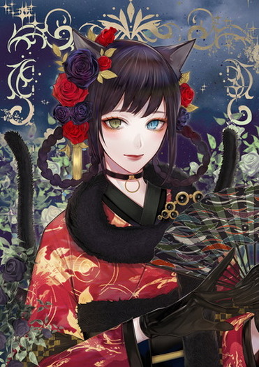 美しい猫又 人狼 蝙蝠が2次元から3次元にーー 宇垣美里アナ と人気コスプレイヤー シスル ゆう の3人がkateハロウィンオリジナルキャラクターのコスプレ披露 何を見ている なんだ そうか お前 私のものになりたいのか 9枚目の写真 画像 超