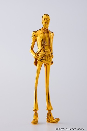 希少 黒入荷！ 50万円超え！純金“ルパン三世”フィギュアが限定100体で登場 クリアファイル