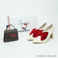 「サンリオ」キティ＆クロミ、上品な大人かわいいを叶えるレディースシューズに！ミニショルダーバッグのセットで登場 画像