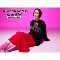 「サンリオ」キティちゃんやハンギョドンが、BLACKで“大人かっこいい”アパレルに！RODEO CROWNS WIDE BOWLコラボ 画像