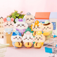 「ちいかわ」こんなんさァッッ絶対欲しいじゃん♪ ハチワレ、うさぎが配達員さんに！「ちいかわマーケット」5周年限定マスコット登場 画像