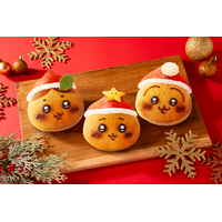 「ちいかわ」ハチワレ、うさぎたちがサンタ…ってコト!? クリスマス限定パンでハッピー＆ホットな時間を♪ 「ちいかわベーカリー」 画像