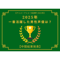 2025年一番活躍したと思う男性声優は？【中間結果発表】杉田智和、花江夏樹…主演作や話題作で活躍したキャストが集結 画像
