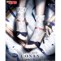 「名探偵コナン」コナン“蝶ネクタイ型変声機”や、怪盗キッドのモノクル・マントを表現♪ 「MAYLA」パンプスが登場 画像