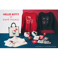 「サンリオ」キティちゃんの“おかお”バッグが可愛い＆便利◎「ROPE' PICNIC」コラボの限定7アイテム登場 画像