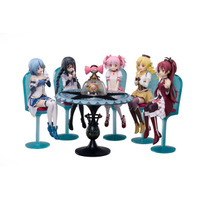 「劇場版まど☆マギ」魔法少女たちのお茶会シーンがフィギュアに！ まどか、ほむらたちがちょこんと座る姿がかわいい♪ 画像
