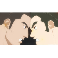 冬アニメ「火喰鳥」源吾（CV梅原裕一郎）と新之助（CV梅田修一朗）は、相撲取り・寅次郎（CV木村昴）と出会い…第2話先行カット 画像