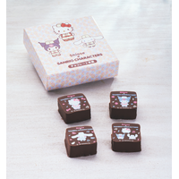 「サンリオ」シナモロール、ハローキティ、クロミが老舗和菓子屋とコラボ♪ チョコレート羊羹を限定販売【塩瀬総本家】 画像