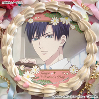 「花ざかりの君たちへ」芦屋瑞稀、佐野泉、中津秀一から選べる♪ 缶バッジ付きのバレンタインスイーツ登場 画像