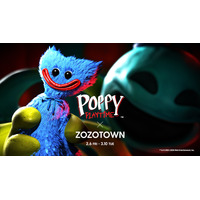 「Poppy Playtime」ハギーワギー、ポピーたちがカレッジ風アパレルに♪ Tシャツ、フーディー、アクスタも☆【ZOZOTOWNコラボ】 画像