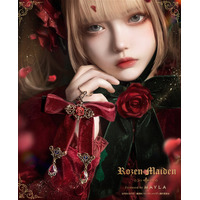 「ローゼンメイデン」水銀燈、真紅、雪華綺晶をラグジュアリーに表現！「MAYLA」ヘアオブジェ＋バッグチャームが登場 画像