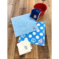 「ドラえもん」どこでもドアやスモールライトをキュートに刺繍♪ 春っぽハンカチ＆トートバッグが登場☆ 画像