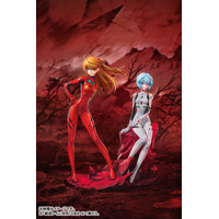 「エヴァ」レイ、アスカが1/7スケールフィギュアになって登場！ キャラデザを手掛けた貞本義行氏のイラストを立体化 画像
