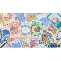 「お文具といっしょ」お文具さん、プリンさんが“ゆらゆら揺れるボールペン”に!?  ローソン限定グッズ登場 画像