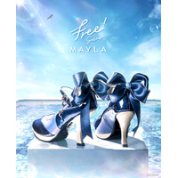 「Free!」水中で輝く遙、真琴、凛、渚、怜たちをイメージ！「MAYLA」リボンが華やかなパンプス登場【56%OFFセール中】 画像