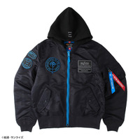 「ガンダム」ハサウェイ・ノア モデルの新作フライトジャケットが登場！アクリルスタンドがもらえるキャンペーンも♪ 画像