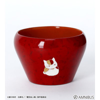 「夏目友人帳」ニャンコ先生、青森の伝統漆器・津軽塗とコラボ!? ニャンコ先生が大好きなお酒もたくさん飲めちゃう♪ 画像