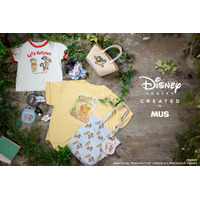 「くまのプーさん」愛しいドジっ子シーンをヴィンテージ風ファッションに！Tシャツやバスケットバッグが発売 画像