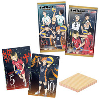 「ハイキュー!!」日向や影山、研磨、黒尾のキラキラ箔押しデザインシール付き！ウエハース第7弾発売 画像