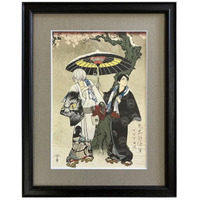 「ゲ謎」鬼太郎の父と水木の関係性がエモい…“浮世絵”「花散しの友誼」再販決定 画像