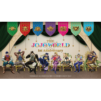 「ジョジョ」体験型公式ショップが1周年ッ★ ジョナサンたちが花束を手にした新ビジュ！新グッズやミニゲーム、フードメニューなども登場♪ 画像