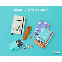 文具好き注目！「ムーミン」とモレスキンがコラボ♪ 夏っぽカラーの限定ノートブックやリトルミイのピンズも登場 画像