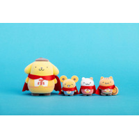 「ポムポムプリン」デビュー30周年記念！ヒーロー姿の限定フロッキーマスコットが登場♪ポストカード＆シール付き 画像