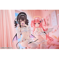 後ろ姿に釘付け♪ イラストレーター・RIKO氏が描く「紫乃＆愛夢」がフィギュア化！ あみあみ限定特典としてB4クリアポスターが付属しちゃう♪ 画像