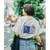「サンリオ」キティと一緒に旅気分！ 「旅する日常」テーマのTシャツやワンピースがかわいすぎる♪【グローバルワーク】 画像