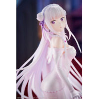 う、美しい…！「リゼロ」エミリアがウェディングドレス姿で立体化！凛とした気品と可憐さを表現 画像