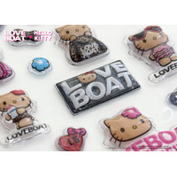 ハローキティ＆クロミ × LOVEBOAT コラボ！“ギャルかわ”な「ドリーミーキャンディシール」が新登場 画像