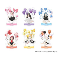 「まどか☆マギカ」鹿目まどか、暁美ほむら、6名の魔法少女がバルーンを手にキュート姿な新作グッズに☆ アニメイトでフェア開催 画像