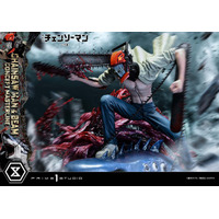 劇場版「チェンソーマン レゼ篇」高速バトルを再現！ “チェンソーマン＆ビーム”1/6スケールスタチュー登場 画像