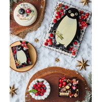 「Suicaのペンギン」がクリスマスケーキに☆ ブッシュドノエルや大型パーティーケーキなど全4種 画像