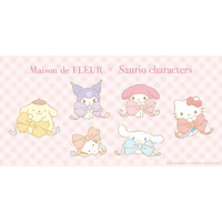 「サンリオ」ハローキティ、シナモロールがリボンを抱えた愛らしい姿に♪ Maison de FLEURコラボ 画像