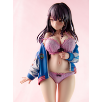 こぼれだす豊満な胸＆スラっと伸びる健康的な足…！イラストレーター・緒方ていの「スカジャン彼女はクールでいたい! 神楽京香」がフィギュア化 画像
