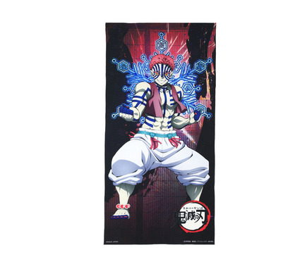 鬼滅の刃」猗窩座・童磨・獪岳らが美麗なタオルに！飾って良し、羽織っ