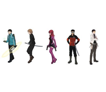 アニメ「ワールドトリガー」ボーダーB級隊隊長たちの全身画像が公開 1