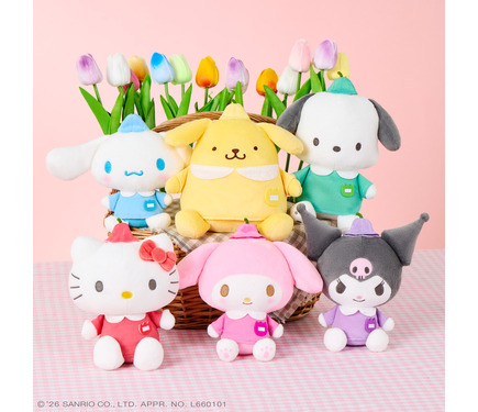 ポムポムプリン、キティがチューリップの妖精に♪「サンリオ ポムポムプリン、キティがチューリップの妖精に♪「サンリオ