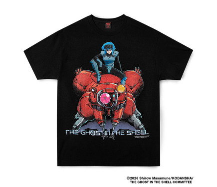 攻殻機動隊」新作アニメのTシャツや、メタリックボトルほか新グッズが