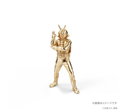 仮面ライダーV3」「仮面ライダーアマゾン」が光り輝く！18金ミニ