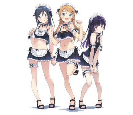 俺の妹がこんなに可愛いわけがない。 複製原画 ゲーマーズ限定 水着メイド 俺妹 俺の妹がこんなに可愛いわけがない。 フルカラーブランケット